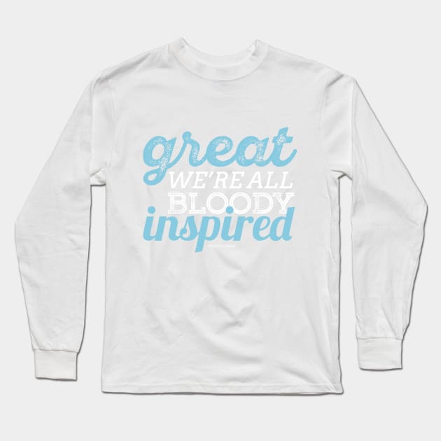 Bloody Inspired Long Sleeve T-Shirt by whoviandrea